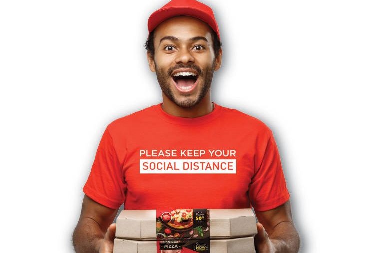 Social Distance Delivery T-Shirts